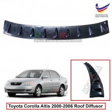 [STOP PRODUCTION] Toyota Corolla Altis (9th Gen) 2000-2006 Vortex Generator Shark Fin Aerodynamic Rear Top Roof Diffuser Diffusor
